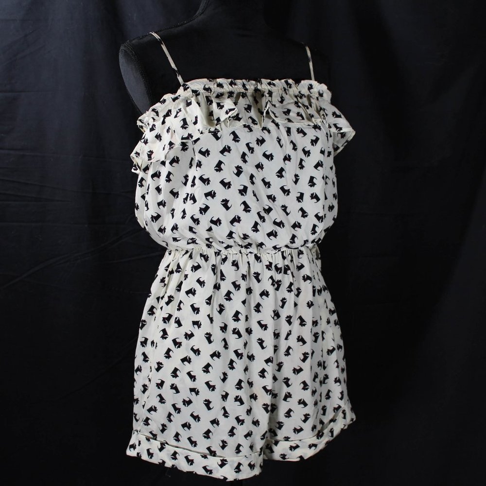 Scottish Terroir Cream Romper Juniors Size Large Summer Spring